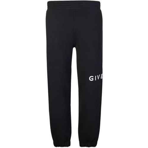 Logo Print Cotton Track Pants - Größe S - black - Givenchy - Modalova