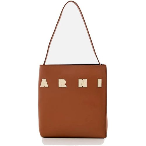 Tote - Small Museo Hobo Leather Bag - Gr. unisize - in - für Damen - Marni - Modalova