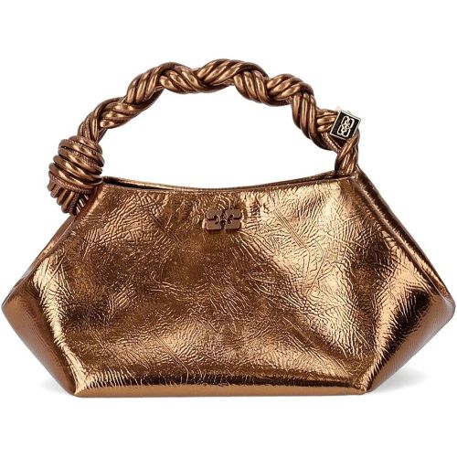 Crossbody Bags - BOU SMALL BRONZE KLEINE HANDTASCHE - Gr. unisize - in - für Damen - Ganni - Modalova