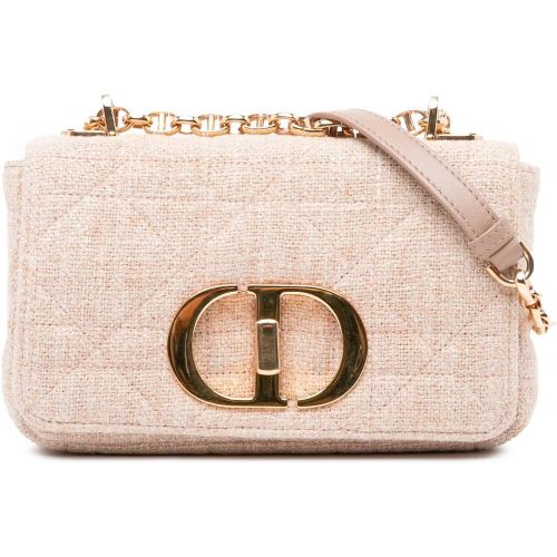 Shopper - Small Linen Macrocannage Caro Bag - Gr. unisize - in Gold - für Damen - Christian Dior - Modalova