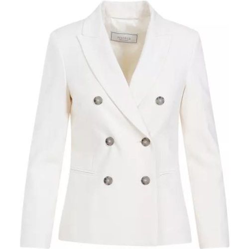 Beige Double-Breasted Jacket - Größe 44 - PESERICO - Modalova