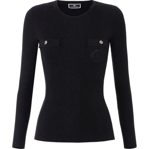 Sweaters Black - Größe 42 - Elisabetta Franchi - Modalova