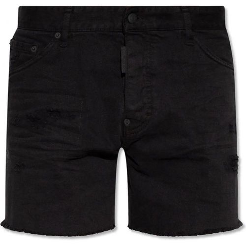 Cotton Denim Shorts - Größe 52 - Dsquared2 - Modalova