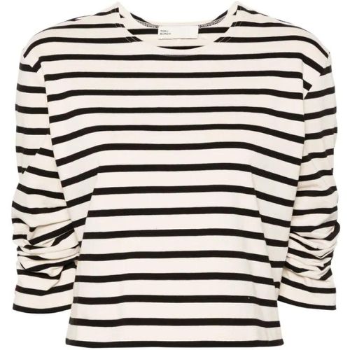 Striped T-Shirt - Größe S - weiß - TORY BURCH - Modalova