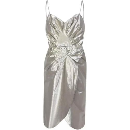 Iridescent Silk Duchesse Dress - Größe 40 - silver - Maison Margiela - Modalova