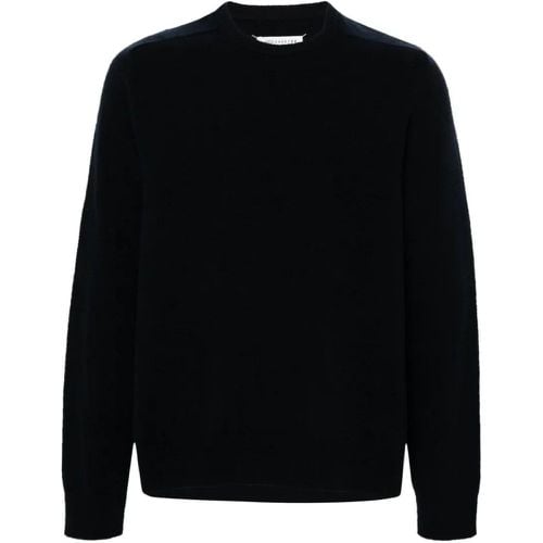 Navy Blue Wool Sweater - Größe XXL - Maison Margiela - Modalova