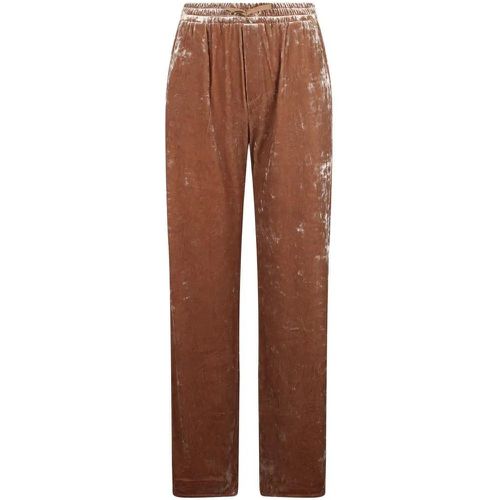 Chenille Wide Leg Trousers - Größe 40 - braun - Herno - Modalova