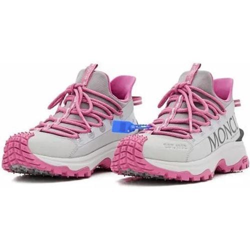 Low-Top Sneaker - Lace-Up Sneakers - Gr. 37 (EU) - in Rosa - für Damen - Moncler - Modalova