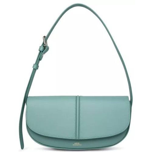 Shopper - Betty Bag In Green Leather - Gr. unisize - in - für Damen - A.P.C. - Modalova