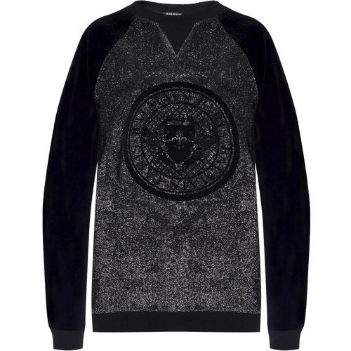 Sweatshirt - Größe 40 - Balmain - Modalova