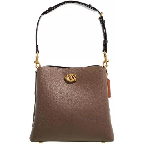 Satchels - Colorblock Leather Willow Bucket - Gr. unisize - in - für Damen - Coach - Modalova