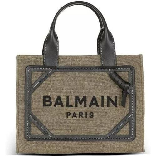 Totes & Shopper - Small B-Army Logo Tote Bag - Gr. unisize - in - für Damen - Balmain - Modalova