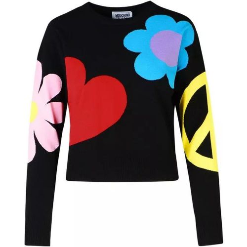 Viscose Blend Sweater - Größe XS - Moschino - Modalova