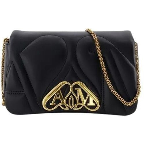 Shopper - The Mini Seal Crossbody - Metal - Black - Gr. unisize - in - für Damen - alexander mcqueen - Modalova