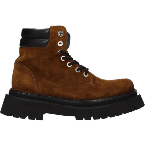Low-Top Sneaker - Lace-up Suede Ankle Boots - Gr. 39 (EU) - in - für Damen - AMI Paris - Modalova