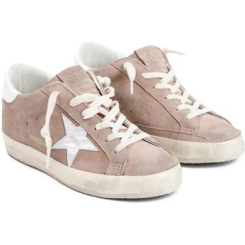 Sneakers - Superstar Pink Silver White Cow Leather Sneakers - Gr. 36 (EU) - in - für Damen - Golden Goose - Modalova