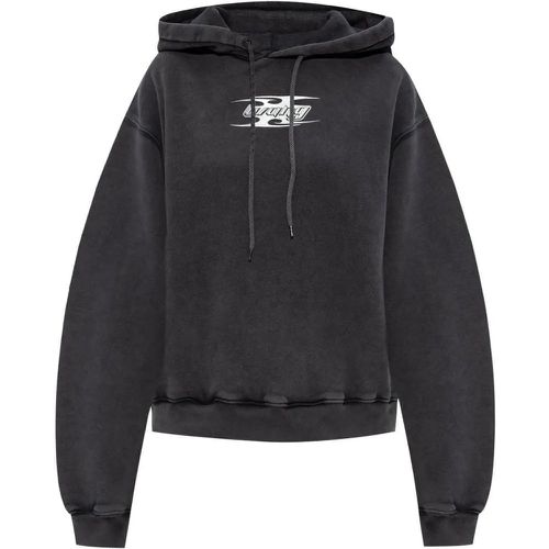 Blade-Logo Cotton Hoodie - Größe L - alexander wang - Modalova