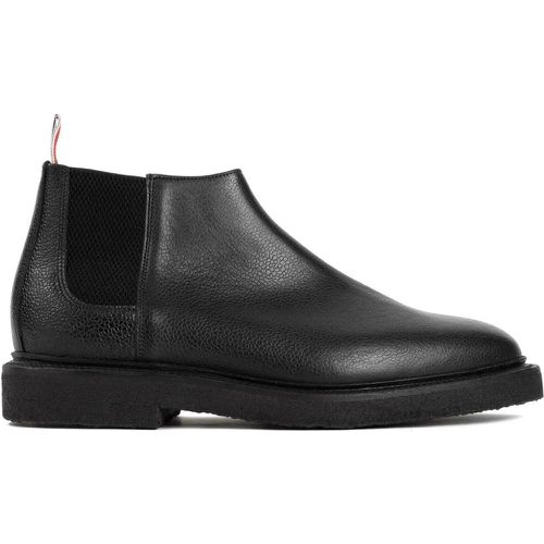 Stiefel - Black Leather Mid Top Chelsea Boots - Gr. 10 - in - für Damen - Thom Browne - Modalova