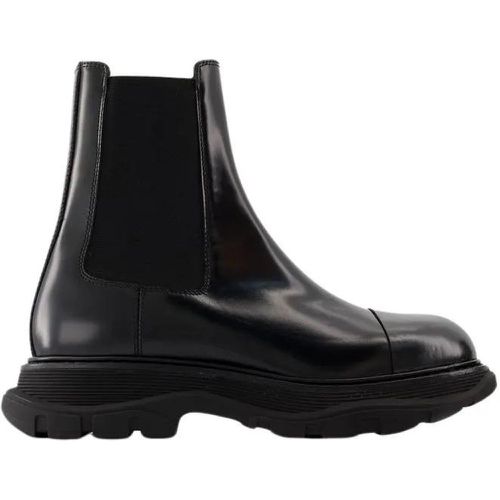 Boots & Stiefeletten - Treadslick Ankle Boots - Calfskin - Black - Gr. 41 (EU) - in - für Damen - alexander mcqueen - Modalova