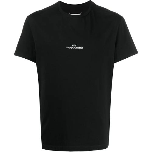 Black Cotton T-Shirt - Größe 46 - Maison Margiela - Modalova