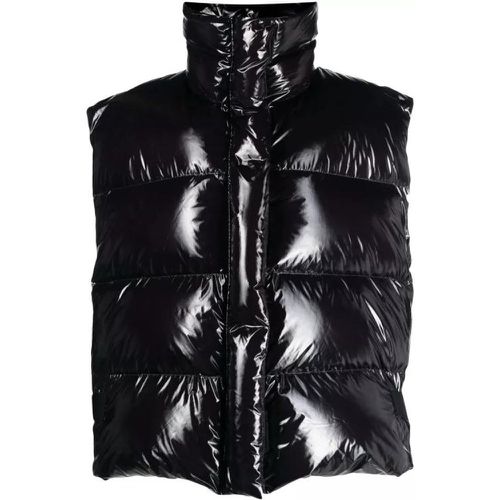 Glossy Padded Zip-Up Gilet - Größe 42 - MSGM - Modalova