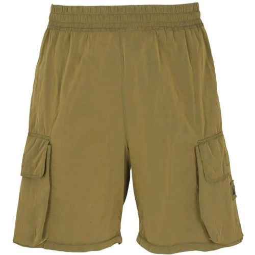 Olive Green Nylon Hybrid Sweashort - Größe L - Aries - Modalova