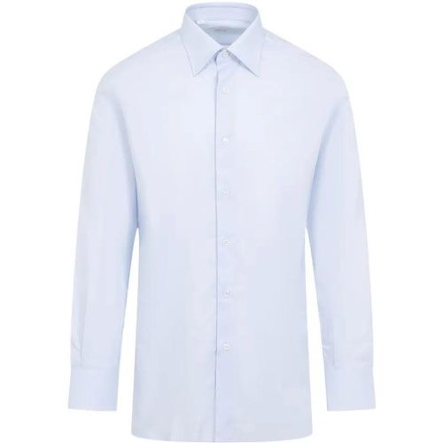 Light Blue Cotton Shirt - Größe 40 - blau - Brioni - Modalova