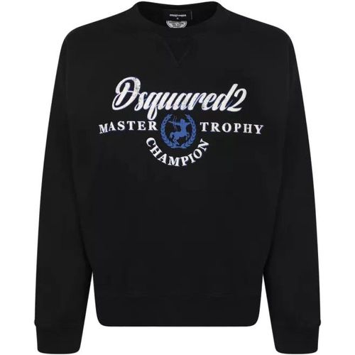 Master Trhopy Champion Black Sweatshirt - Größe XS - black - Dsquared2 - Modalova