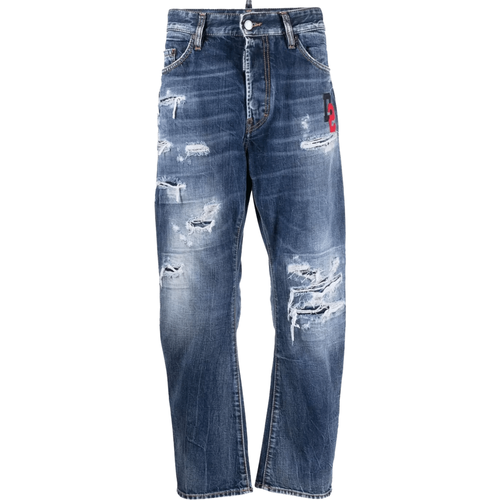 Bro Cropped-Jeans - Größe 46 - light blue - Dsquared2 - Modalova