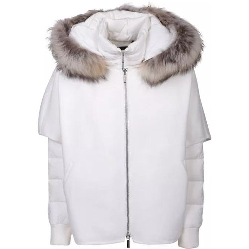 Wool-Blend Jacket - Größe 38 - white - Moorer - Modalova