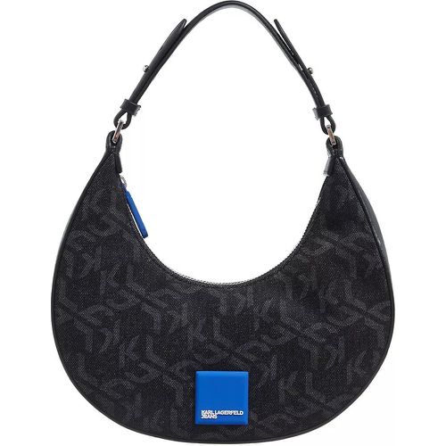 Hobo Bag - Denim Sm Halfmoon Shoulder Bag - Gr. unisize - in - für Damen - Karl Lagerfeld Jeans - Modalova