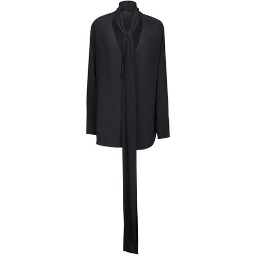Silk Blouse With Lavalliere Collar - Größe 38 - black - Givenchy - Modalova