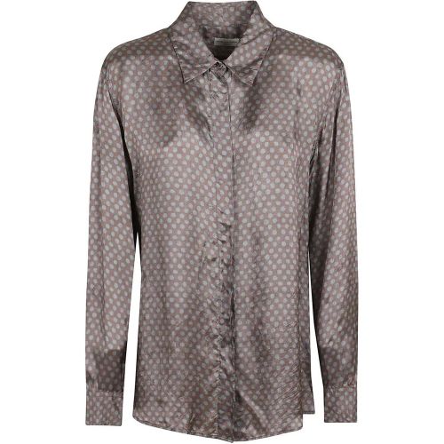 Polka Dot Viscose Shirt With Hidden Button Closure - Größe 36 - Dries Van Noten - Modalova