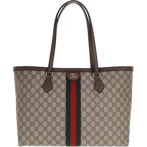 Shopper - Medium Ophidia GG Shopping Bag Leather - Gr. unisize - in - für Damen - Gucci - Modalova