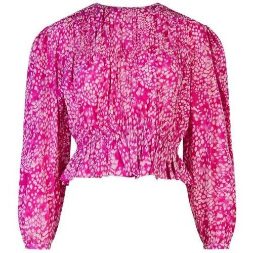 Gelina' Fuchsia Silk Blend Blouse - Größe 36 - Isabel marant - Modalova