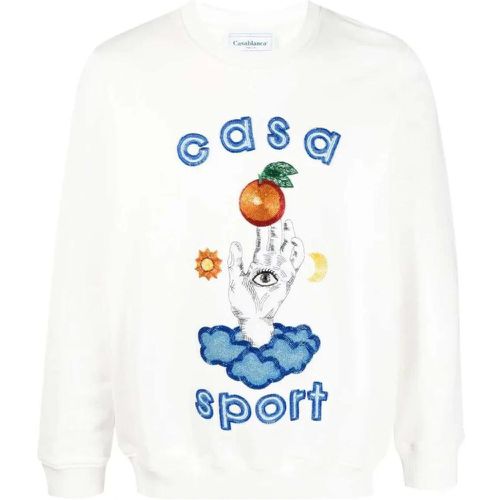 Casa Talisman Crew Neck Sweatshirt - Größe XL - Casablanca - Modalova