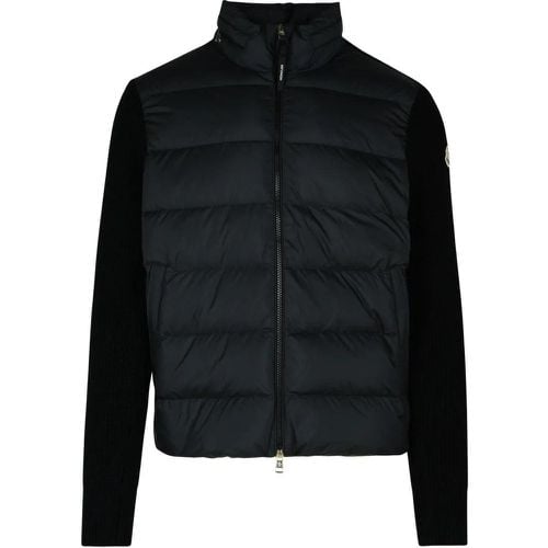 Black Polyester Sweater - Größe L - schwarz - Moncler - Modalova