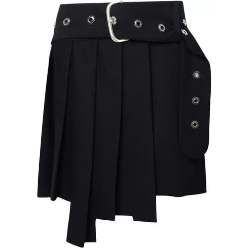 Blend Pleated Miniskirt - Größe 38 - black - Off-White - Modalova