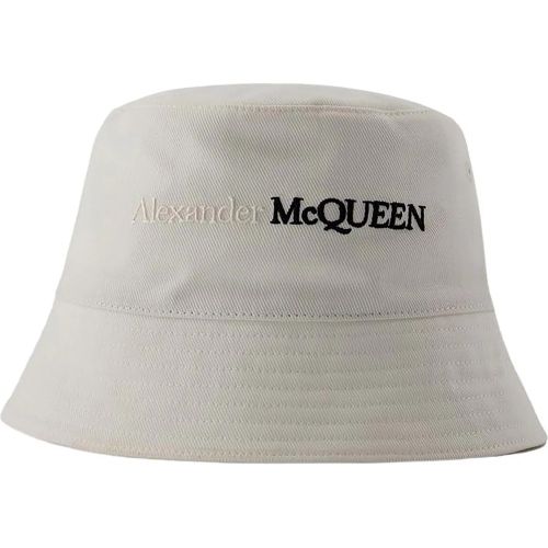 Caps & Mützen - Classic Logo Bic Cap - Cotton - White - Gr. M - in - für Damen - alexander mcqueen - Modalova