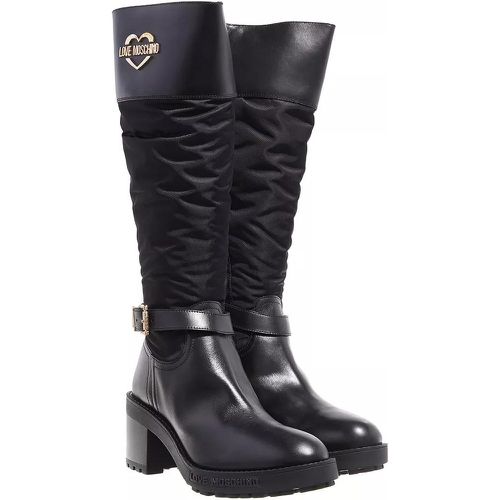Boots & Stiefeletten - Stivaled.Quad70 Vitello+Nylon - Gr. 36 (EU) - in - für Damen - Love Moschino - Modalova