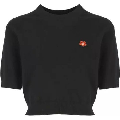 Boke Flower Cropped Sweater - Größe S - black - Kenzo - Modalova