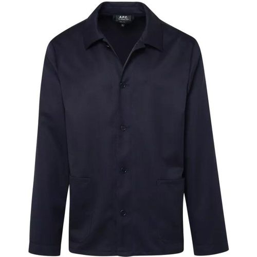 Kerlouan Wool Shirt - Größe L - blue - A.P.C. - Modalova