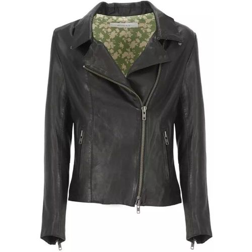 Black Leather Jacket - Größe 40 - black - Bully - Modalova