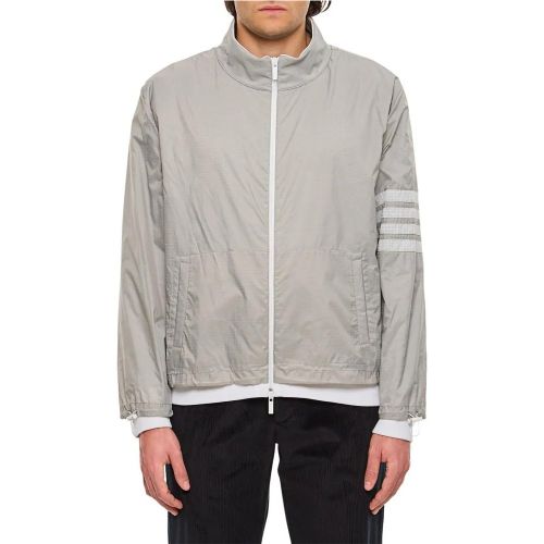 Funnel Neck Ripstop Jacket - Größe 3 - Thom Browne - Modalova