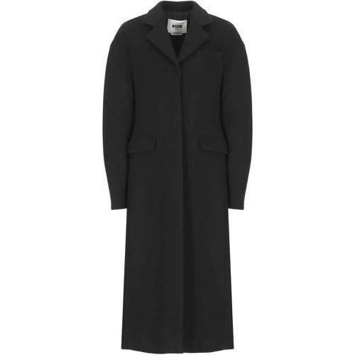 Wool Coat - Größe 40 - MSGM - Modalova