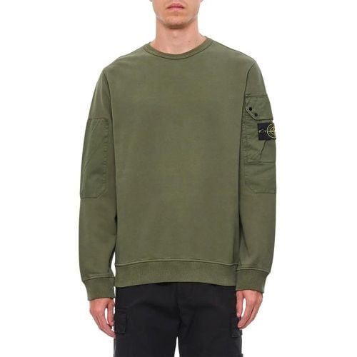 Brushed Organic Cotton Fleece - Größe S - Stone Island - Modalova