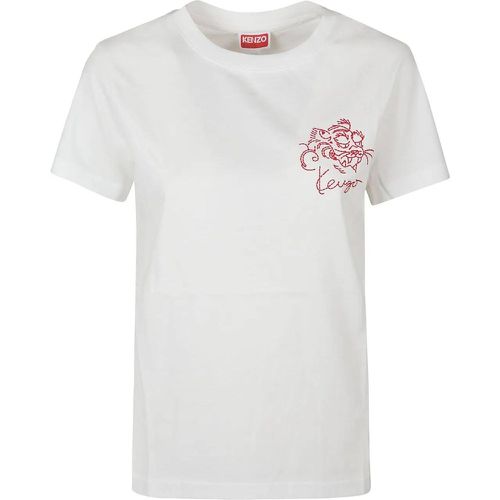 Gots Star Tiger Classic T-shirt White - Größe M - Kenzo - Modalova