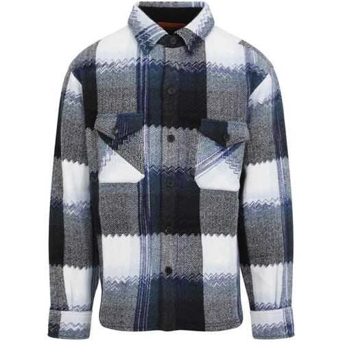 Grey And Blue Wool Overshirt - Größe L - Missoni - Modalova