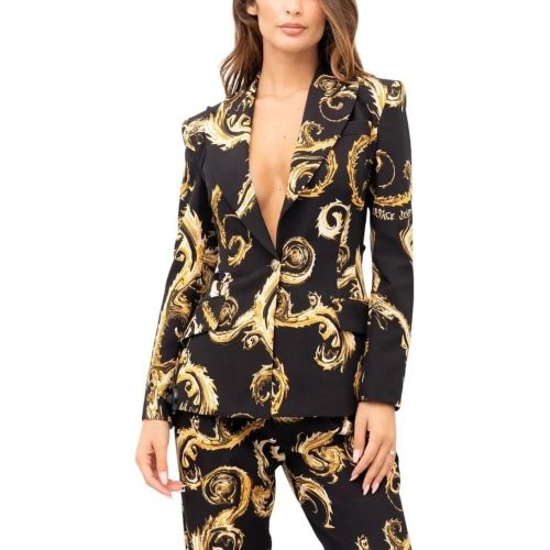 Versace Couture Dames Blazer Zwart 77HAQ702-NS515/ - Größe 38 - Versace Jeans Couture - Modalova