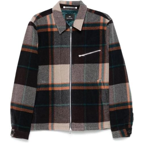 Cedar Brown Harrington Jacket - Größe M - Paul Smith - Modalova